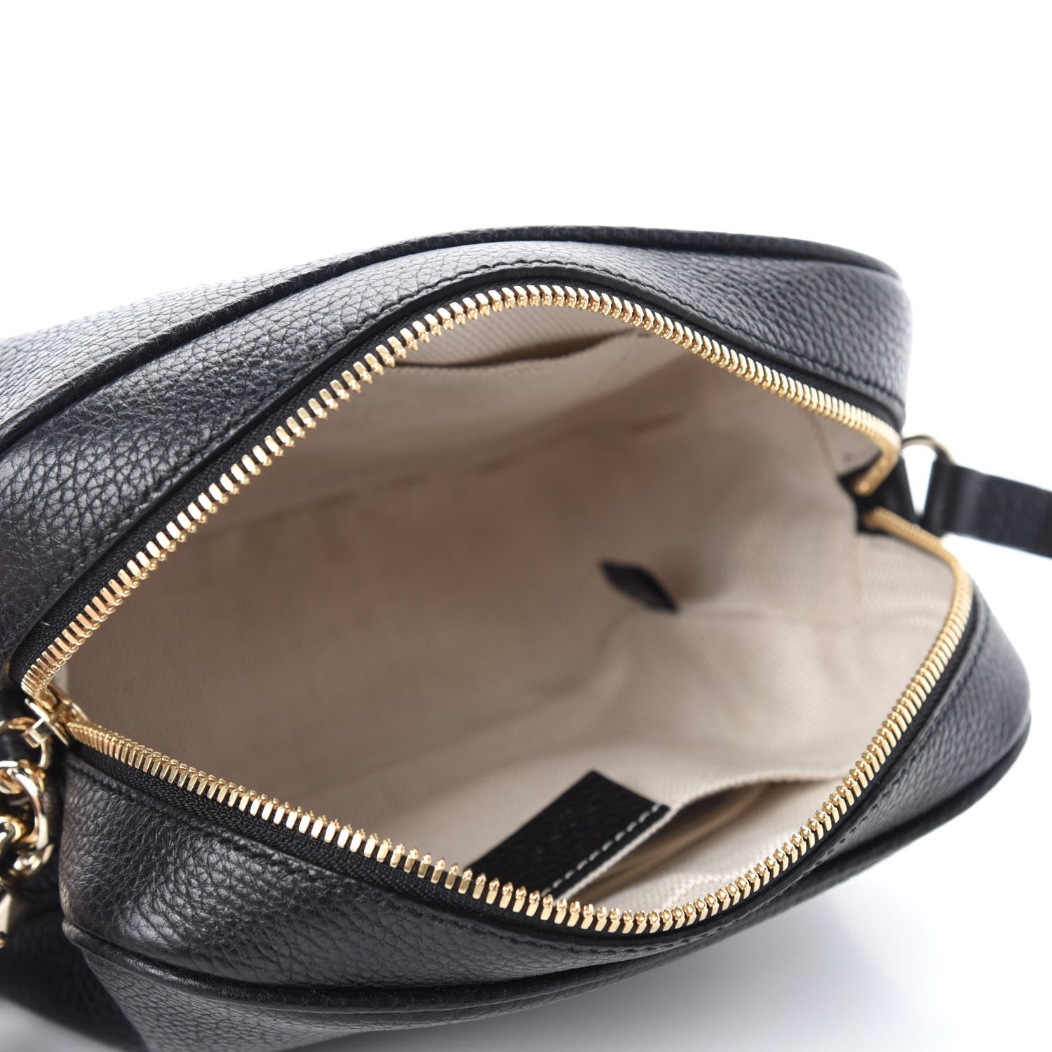 Gucci Pebbled Calfskin Small Soho Disco Bag Black 5 of 10