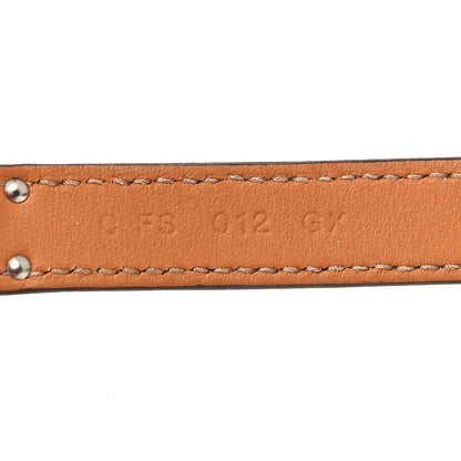 Hermes Epsom Kelly Double Tour Bracelet T2 Etoupe 5 of 6