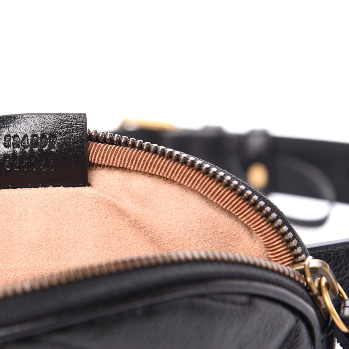 Calfskin Matelasse GG Marmont 2.0 Multi Belt Bag 95 38 Black