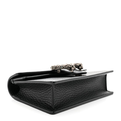 Gucci Calfskin Super Mini Dionysus Shoulder Bag Black 4 of 11