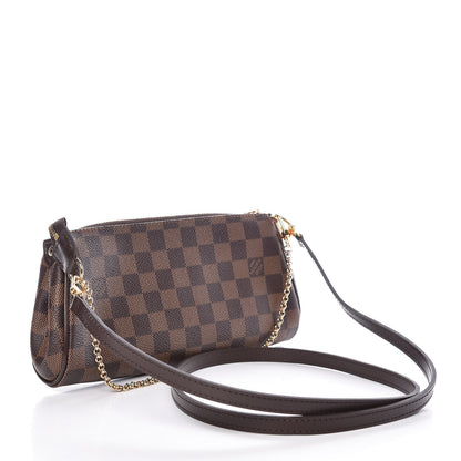 Louis Vuitton Damier Ebene Eva Clutch 3 of 11