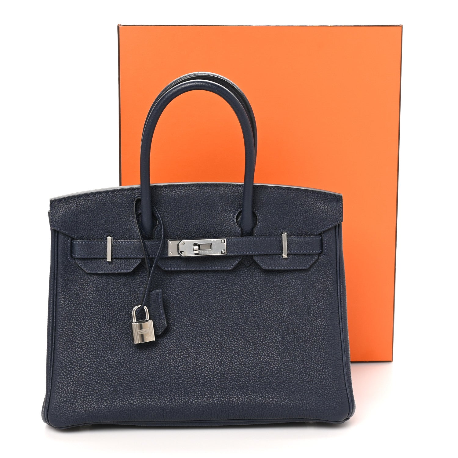 Hermes Togo Birkin 30 Bleu Nuit 12 of 12