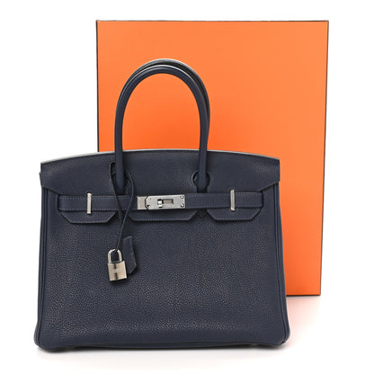Hermes Togo Birkin 30 Bleu Nuit 12 of 12