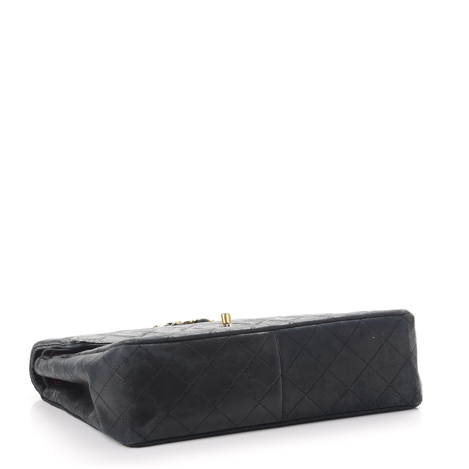 Chanel Lambskin Quilted Medium Double Flap Black 5 of 20