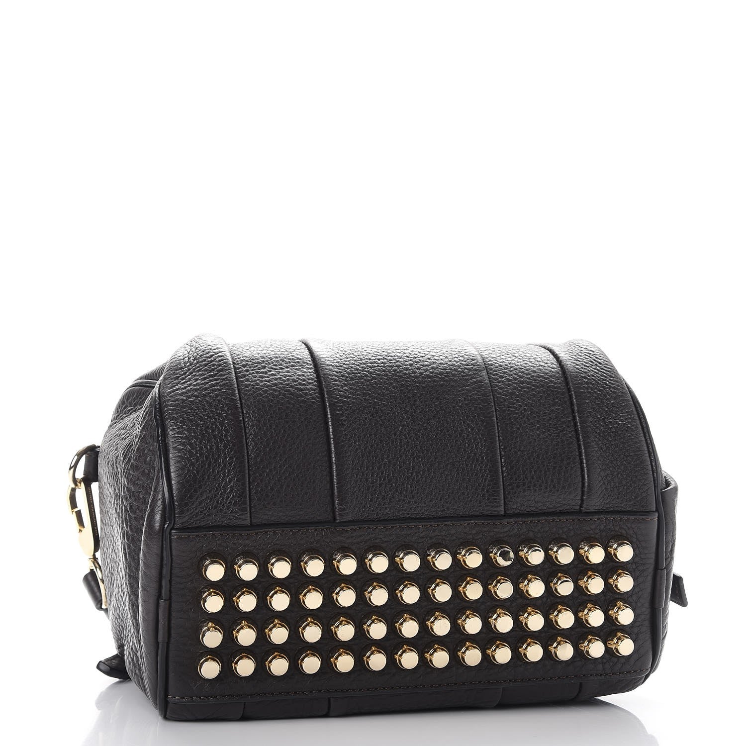 Alexander Wang Pebbled Lambskin Rockie Brown Gold Hardware 4 of 10