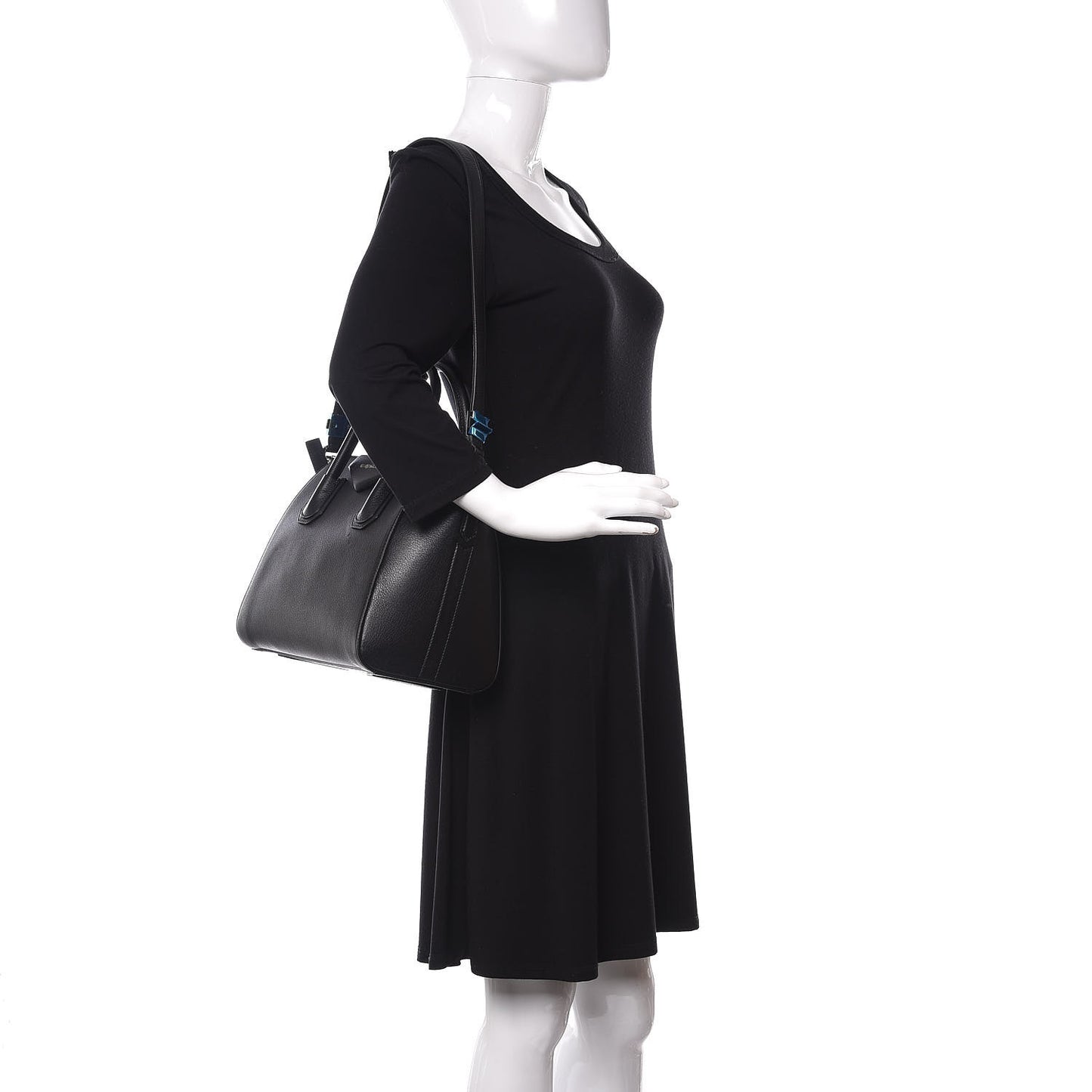 Sugar Goatskin Small Antigona Black