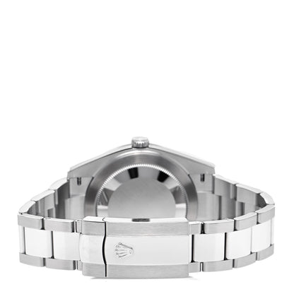 Rolex Stainless Steel 18K White Gold 41mm Oyster Perpetual Datejust Watch White 126334 3 of 5