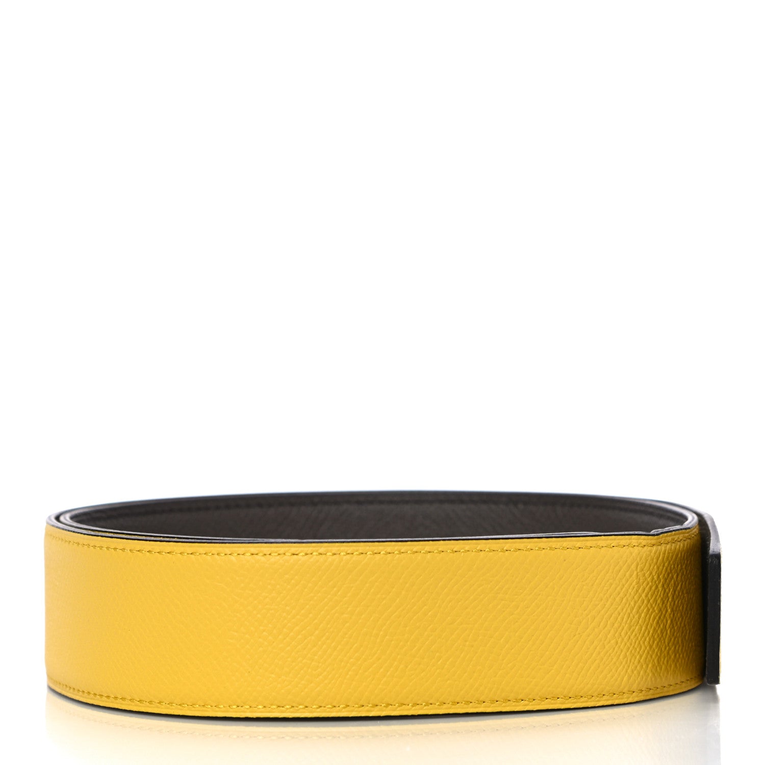 Hermes Epsom 32mm Belt Strap 80 Ebene Jaune De Naples 2 of 9