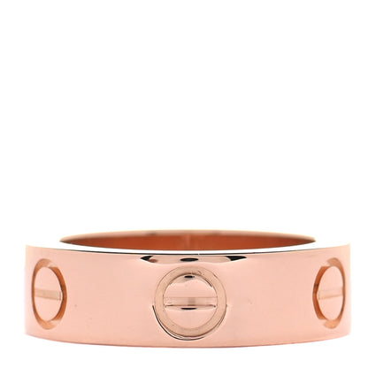Cartier 18K Pink Gold Pink Sapphire 5.5mm LOVE Ring 48 4.5 3 of 5