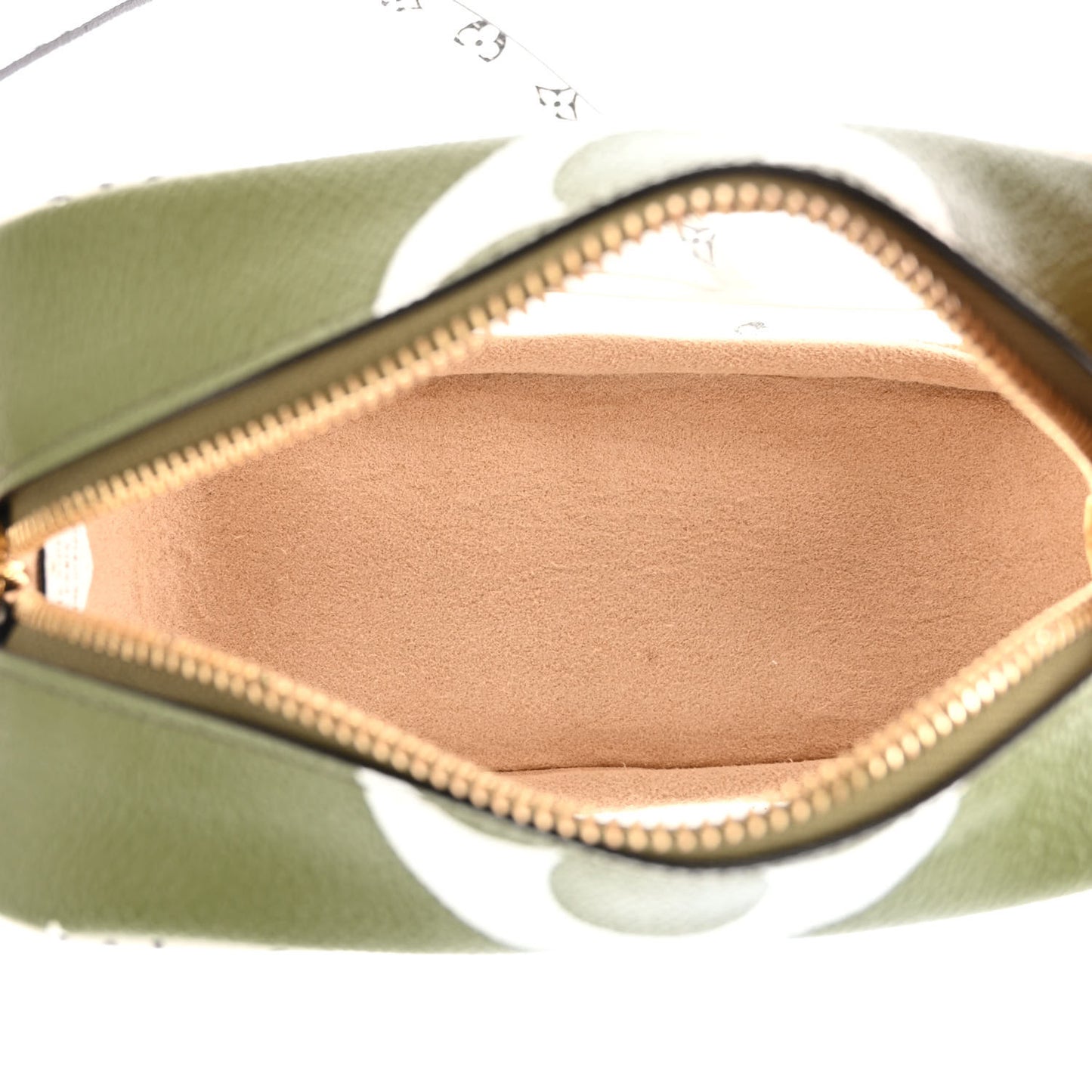 Monogram Giant Beach Pouch Kaki