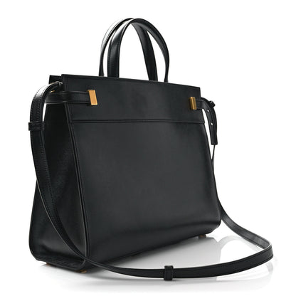 Saint Laurent Calfskin Small Manhattan Shopper Tote Black 3 of 8