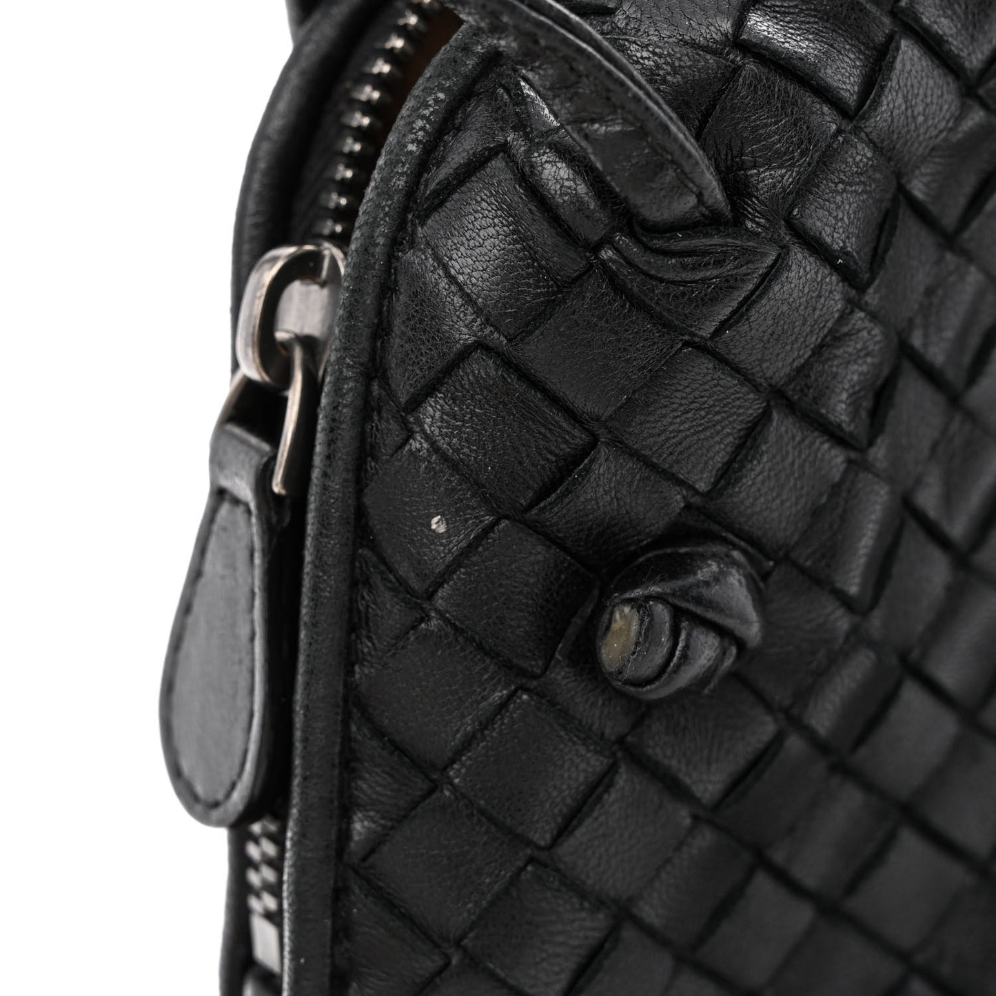 Nappa Intrecciato Nodini Bag Black
