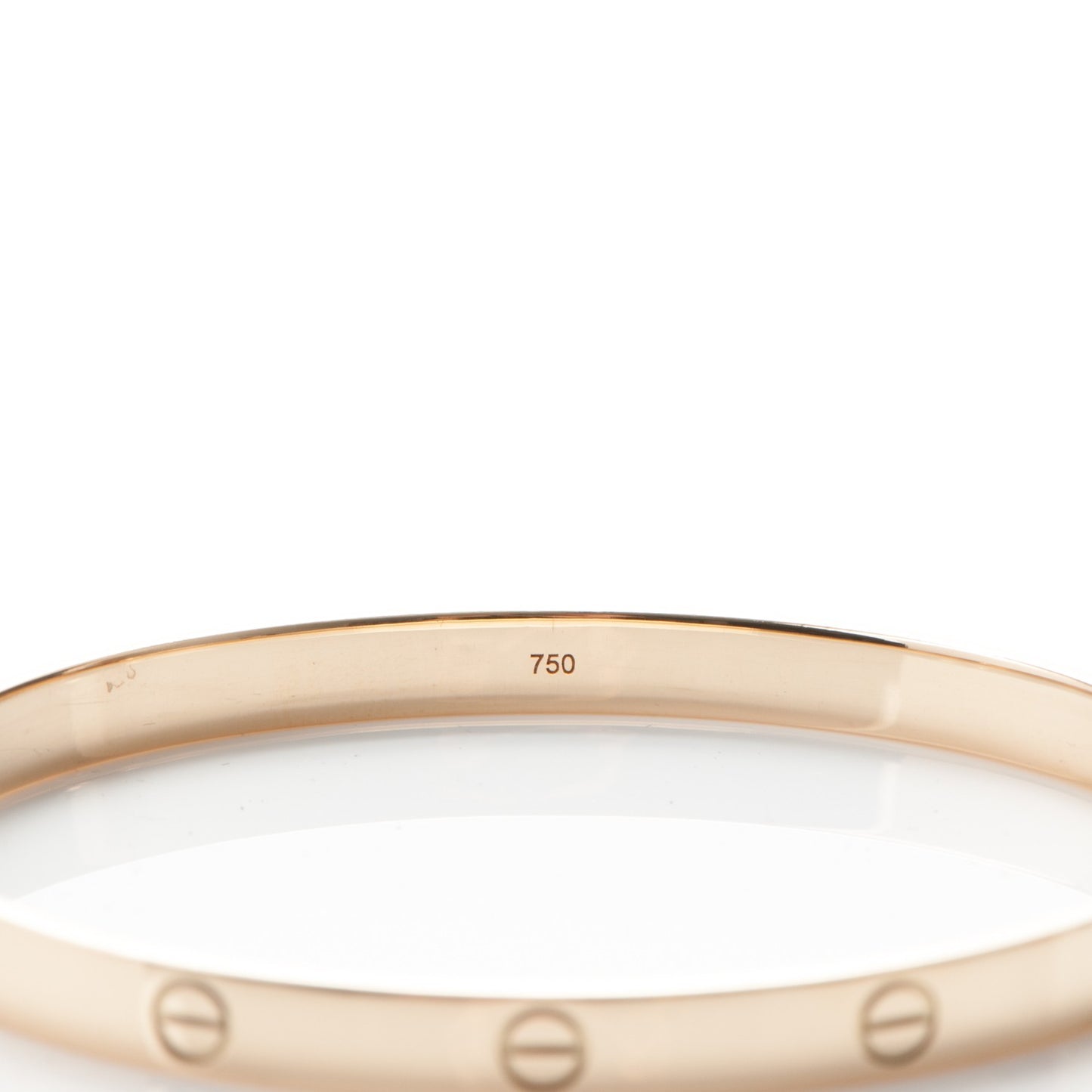 18K Yellow Gold LOVE Bracelet 21