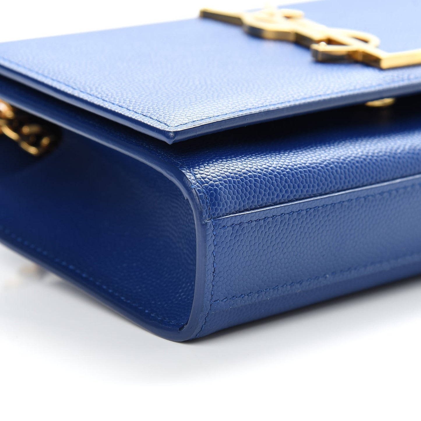 Grain De Poudre Small Classic Monogram Kate Satchel Royal Blue