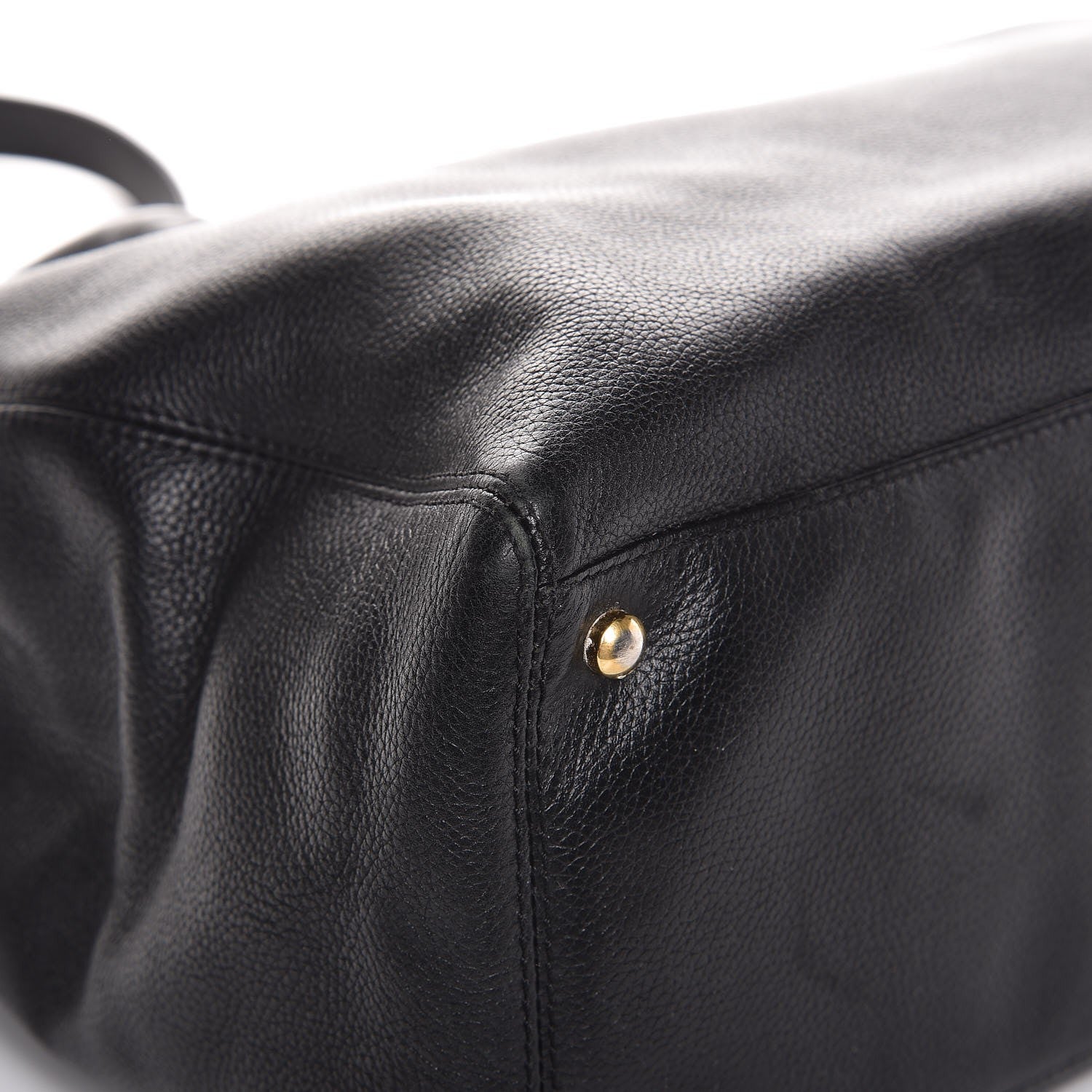 Chanel Calfskin Cerf Executive Shopper Tote Black 9 of 12