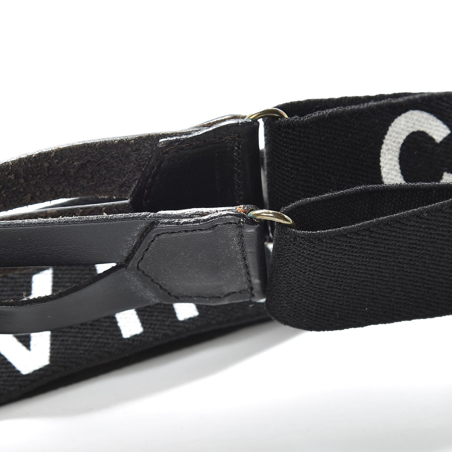 Logo Suspenders Black White