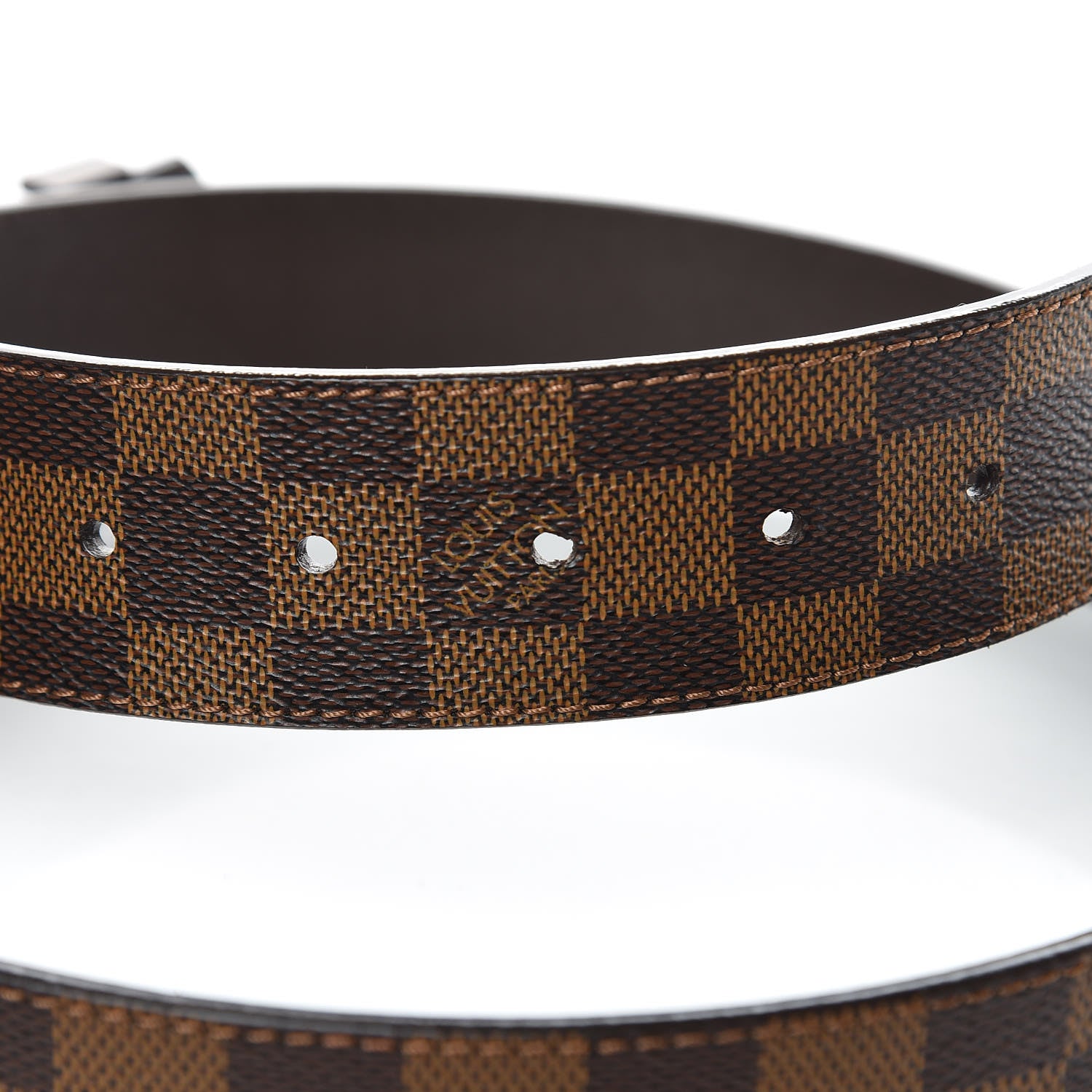 Louis Vuitton Damier Ebene 40mm LV Initiales Belt 90 36 5 of 9