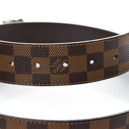 Louis Vuitton Damier Ebene 40mm LV Initiales Belt 90 36 5 of 9
