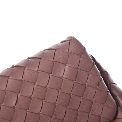 Bottega Veneta Nappa Intrecciato Small Chain Crossbody Dusty Rose 12 of 13