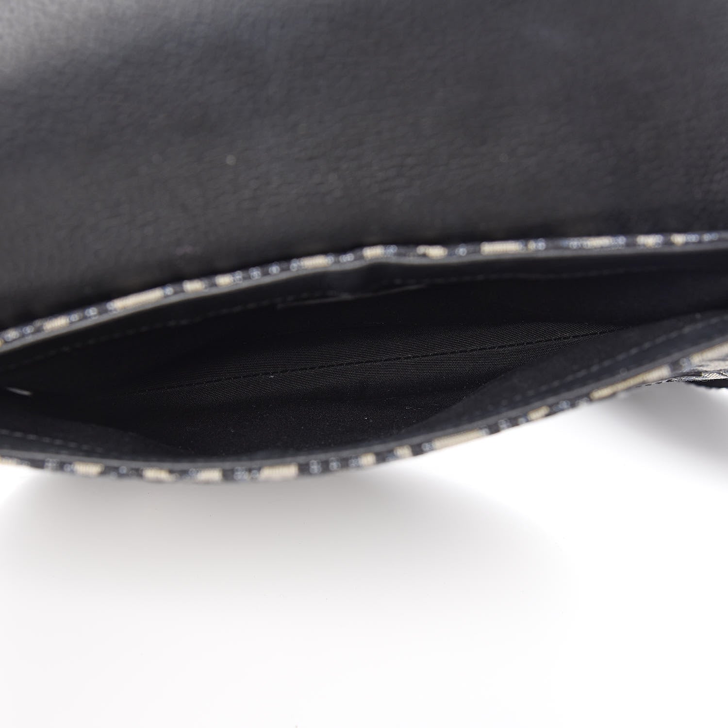 Christian Dior Oblique Saddle Messenger Pouch Beige Black 5 of 13
