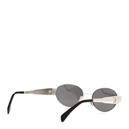 Celine Metal Triomphe 01 Sunglasses CL40235U Silver Smoke 4 of 8