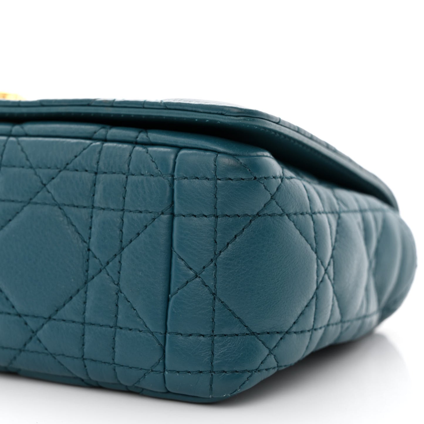 Lambskin Cannage Small Caro Bag Deep Ocean