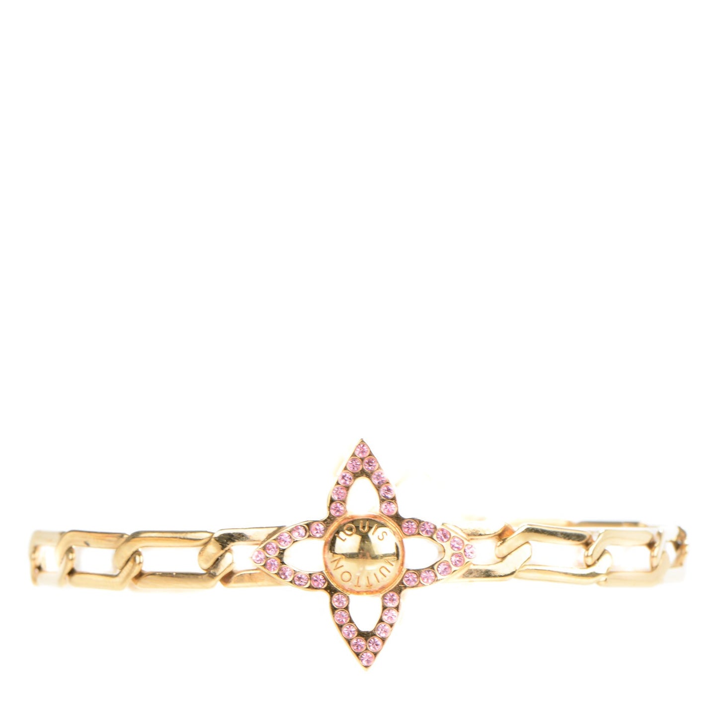 Swarovski Crystal Flower Power Bracelet Gold