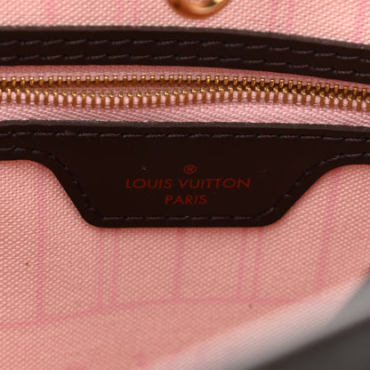 Louis Vuitton Damier Ebene Neo Neverfull MM Rose Ballerine 7 of 11