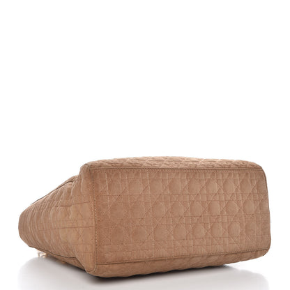 Christian Dior Nylon Cannage Medium Lady Dior Brown 4 of 16
