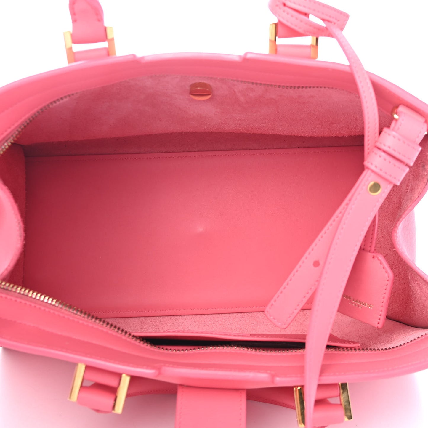 Calfskin Small Monogram Cabas Coral