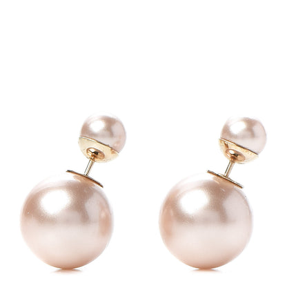 Christian Dior Pearl Mise En Dior Tribal Earrings Pink 1 of 5