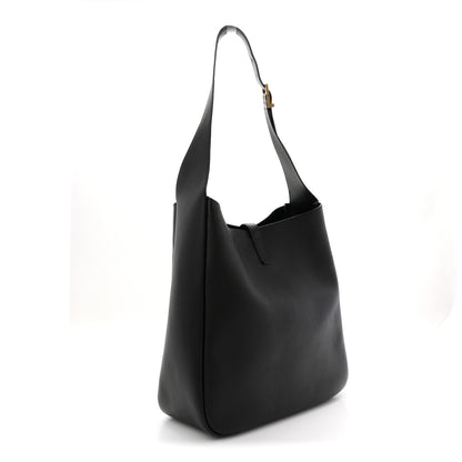 Saint Laurent Smooth Calfskin Large Le 5 A 7 Soft Hobo Black 3 of 11
