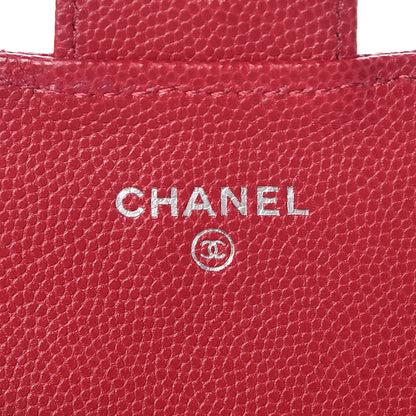 Chanel Caviar Quilted Medium Flap Wallet Pink 6 of 9