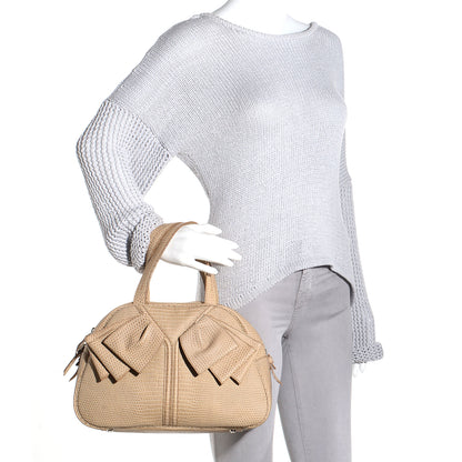Saint Laurent Lizard Embossed Medium Y Bow Bowler 2 of 8