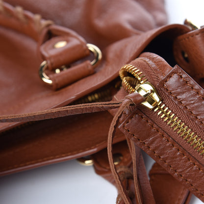 Balenciaga Agneau Classic Gold Hardware Town Marron Cognac 12 of 12