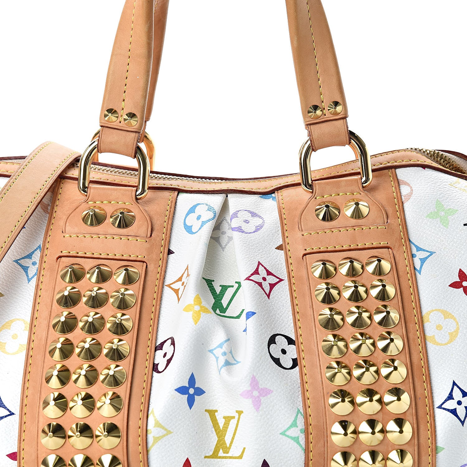 Louis Vuitton Monogram Multicolor Courtney MM White 9 of 16