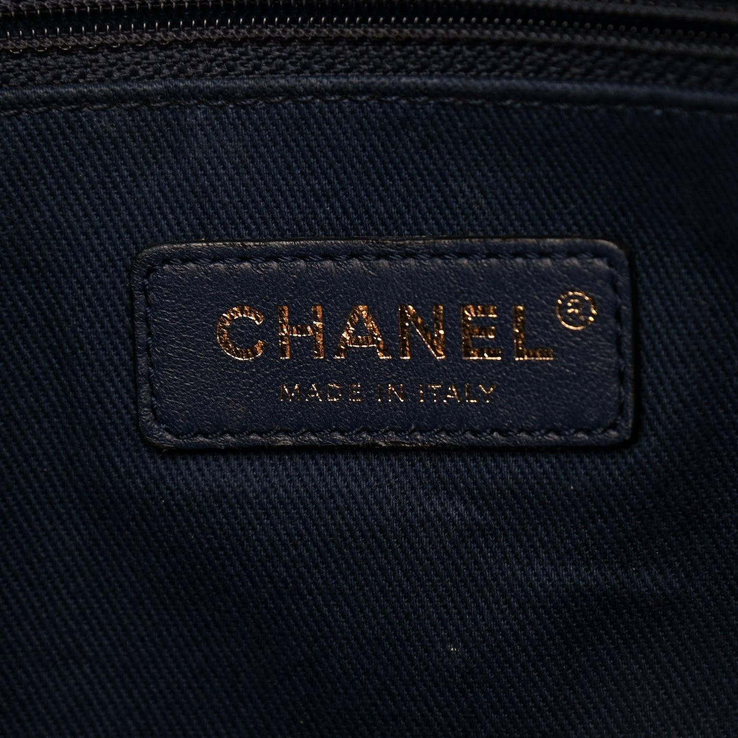 Sheepskin Caviar Quilted Daily Round Backpack Blue