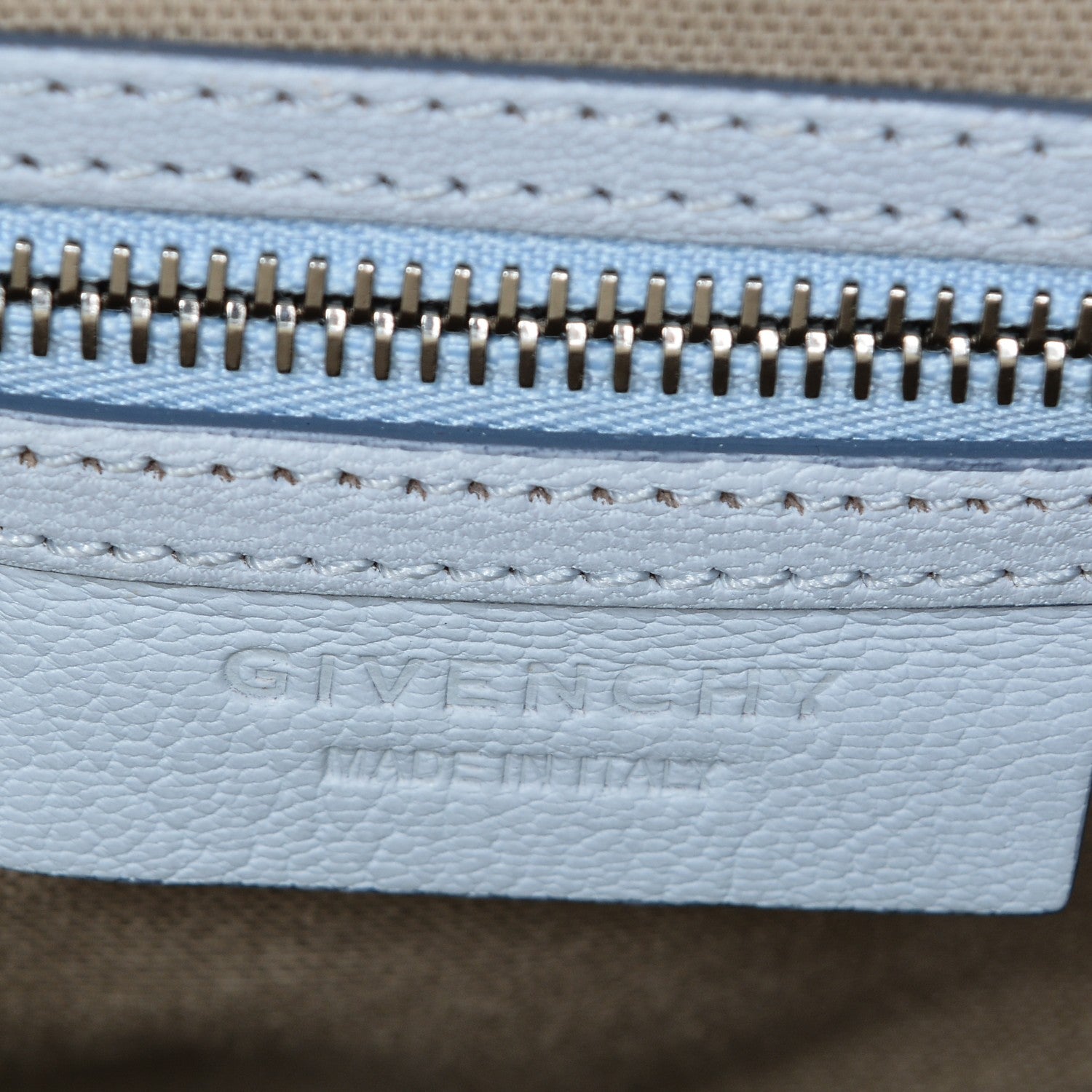 Givenchy Sugar Goatskin Small Antigona Light Blue 6 of 6