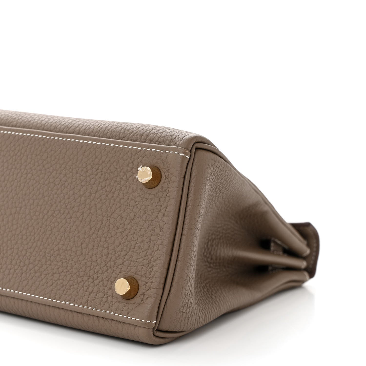 Hermes Togo Kelly Retourne 25 Etoupe 10 of 12