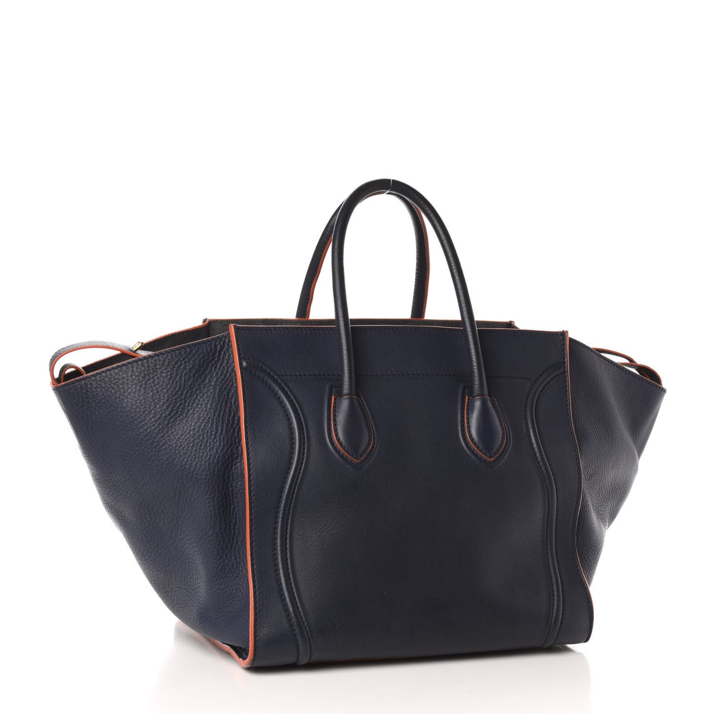 Supple Calfskin Medium Phantom Luggage Midnight