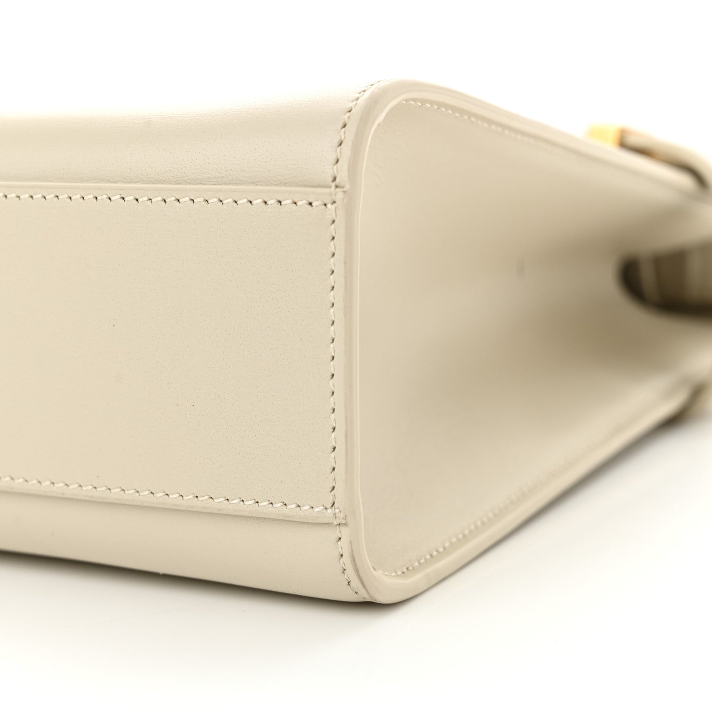 Smooth Calfskin Manhattan Shoulder Bag Crema Soft