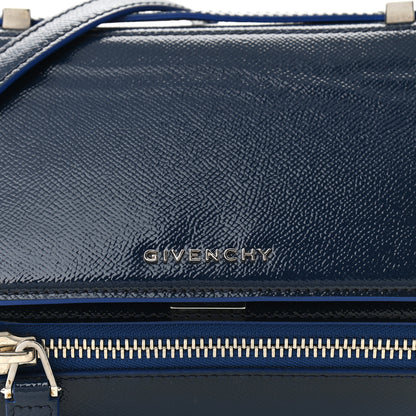 Givenchy Patent Calfskin Mini Pandora Box Crossbody Bag Blue 8 of 11