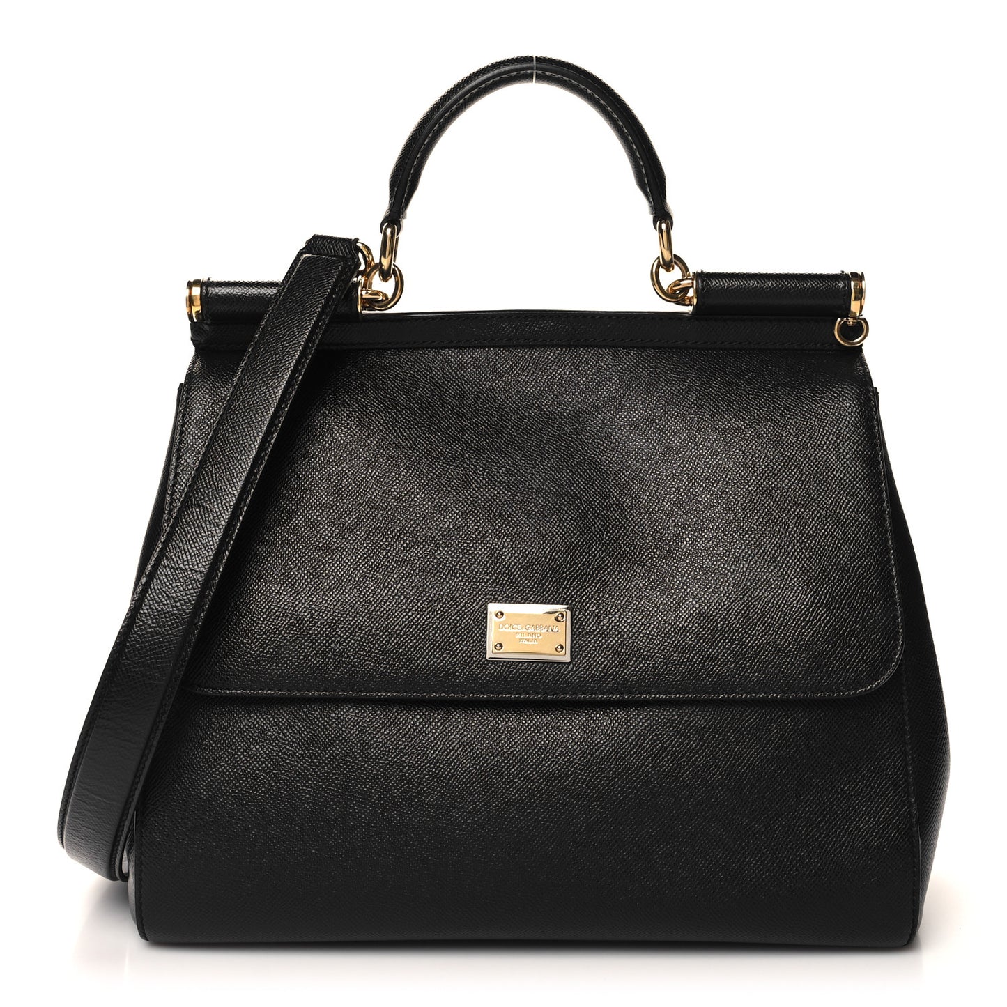 Dauphine Large Miss Sicily Satchel Black
