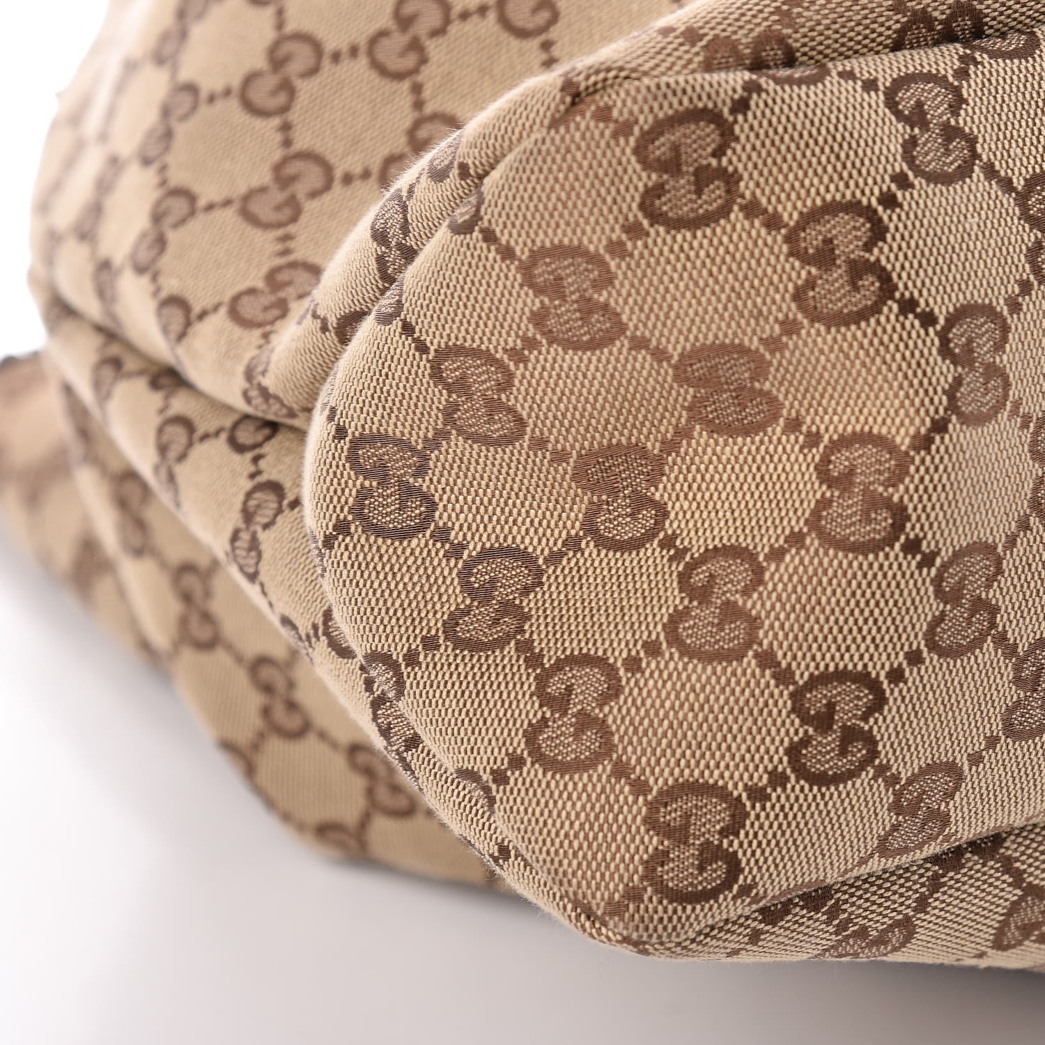 Gucci Monogram Large Horsebit Chain Hobo Dark Brown 8 of 10