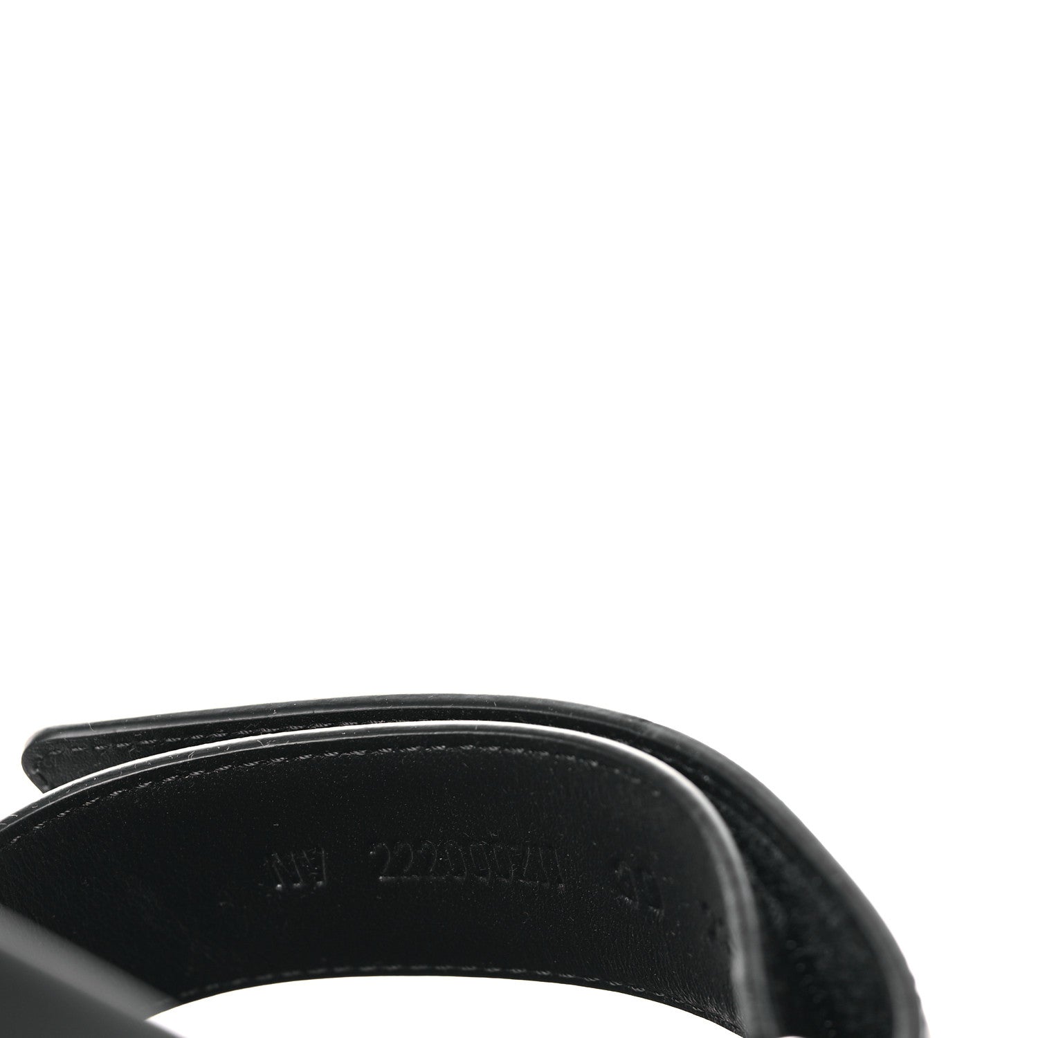 Hermes Calfskin Womens Chypre Sandals 39 Black 8 of 9