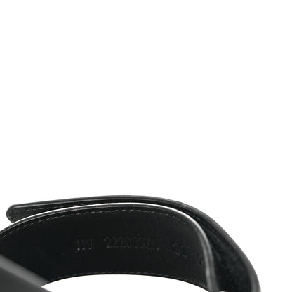 Hermes Calfskin Womens Chypre Sandals 39 Black 8 of 9