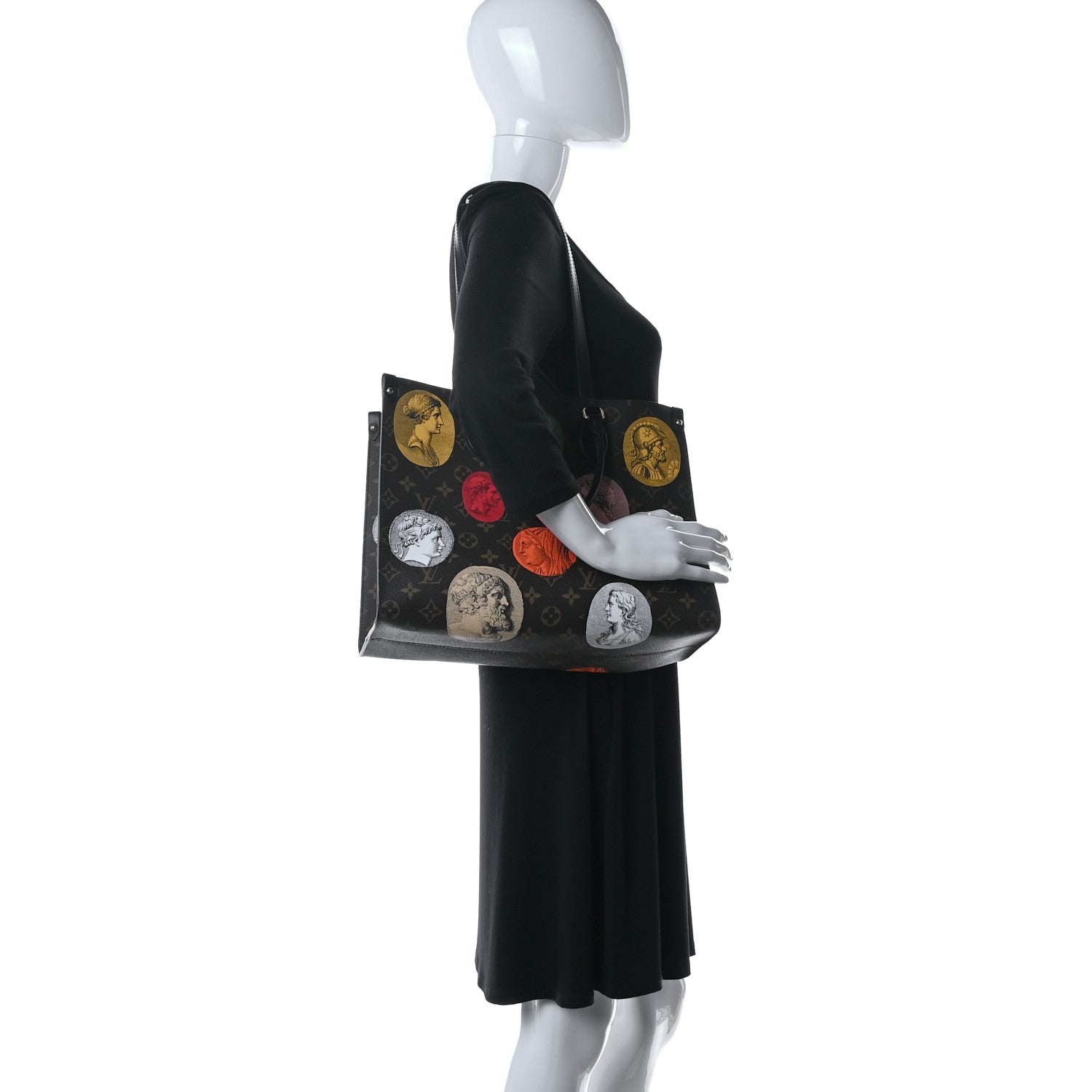 Louis Vuitton X FORNASETTI Monogram Cameo Onthego MM 2 of 8