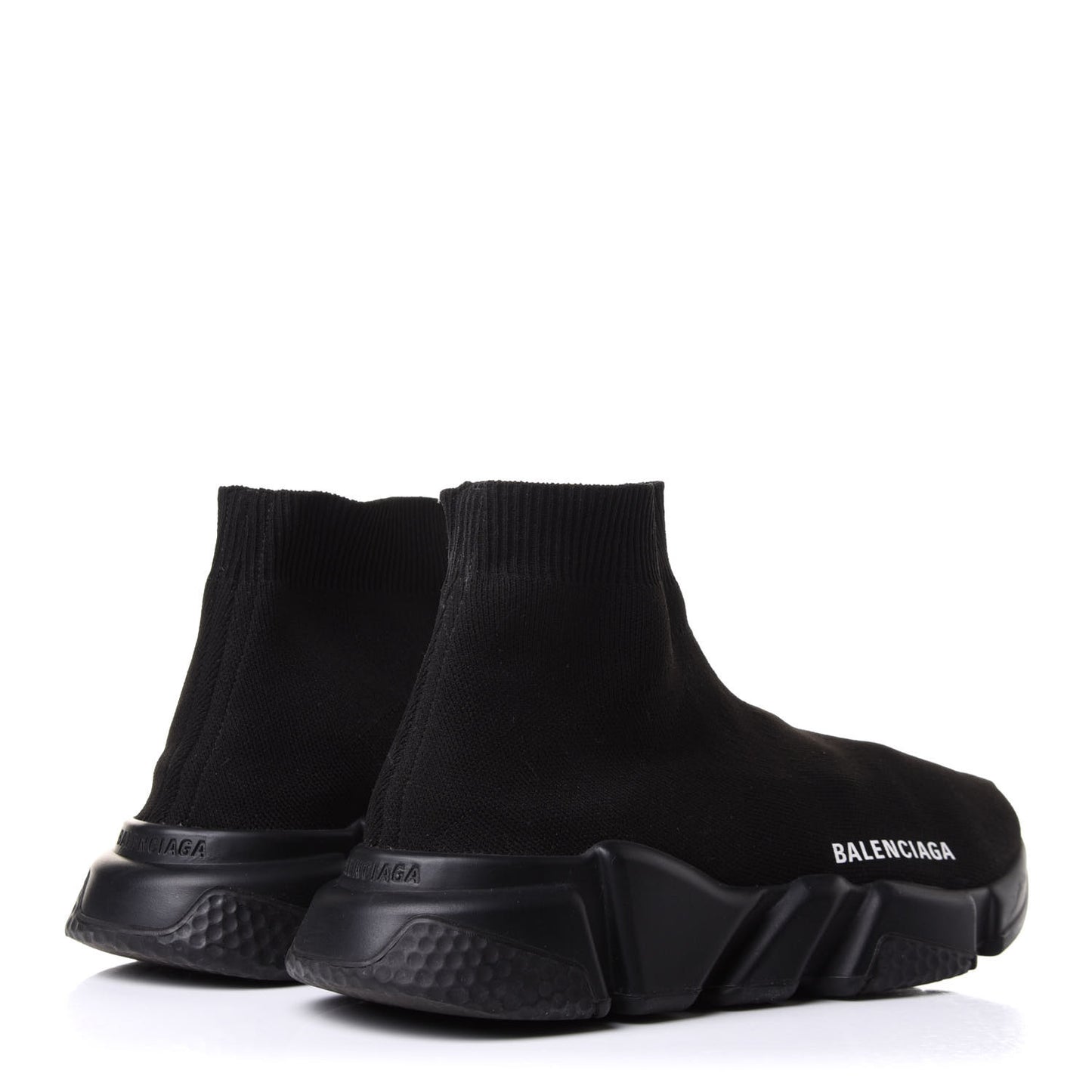 Neoprene Knit Womens Speed Sneakers 37 Black