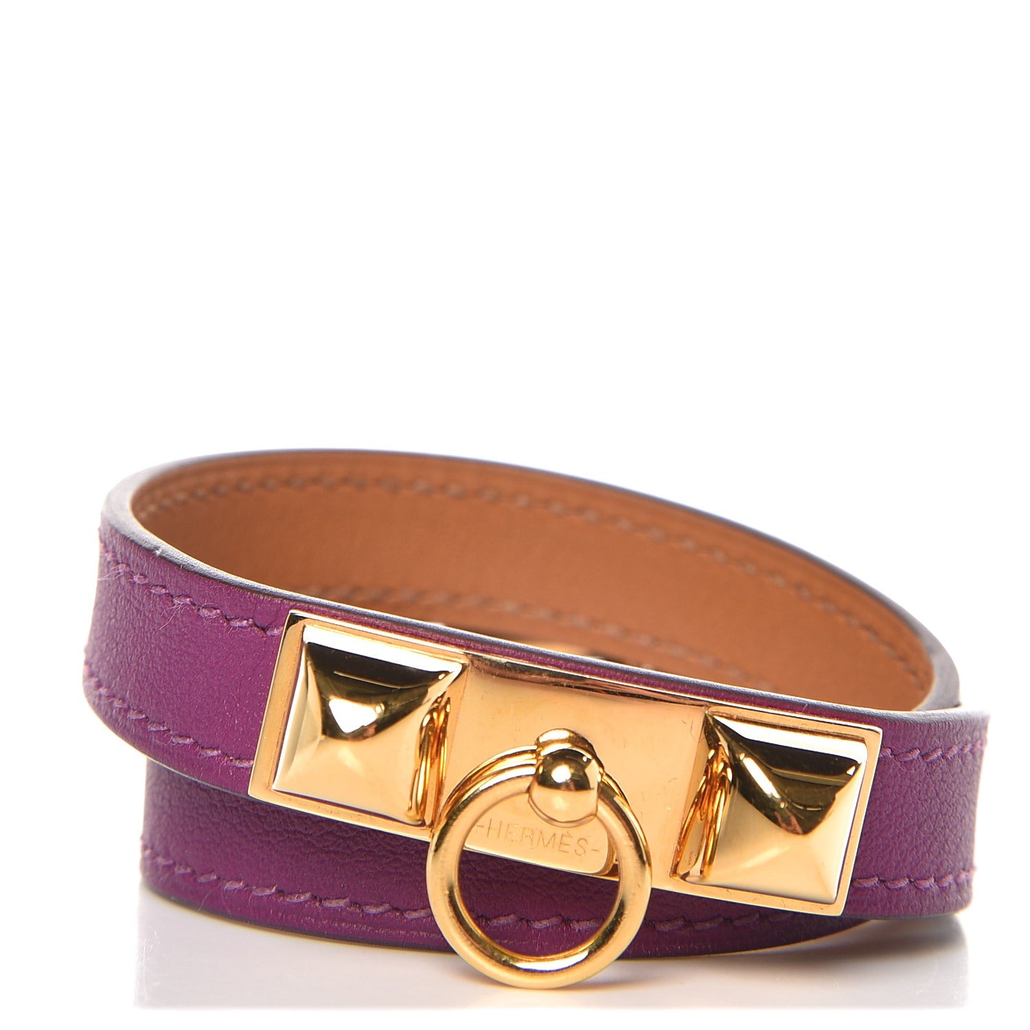 Hermes Swift Rivale Double Tour Bracelet XS Anemone 1 of 6