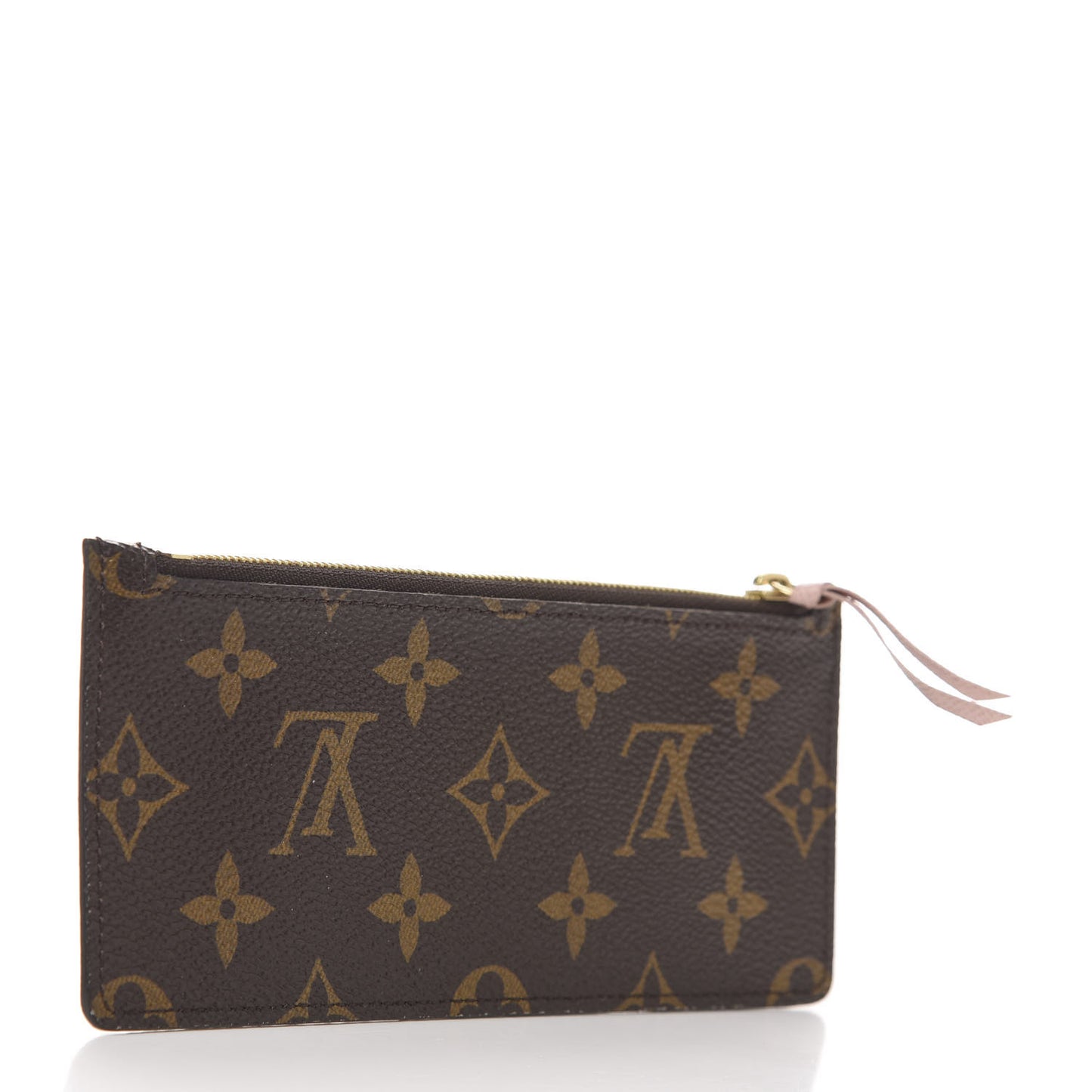 Monogram Josephine Wallet Zippered Insert Rose Ballerine